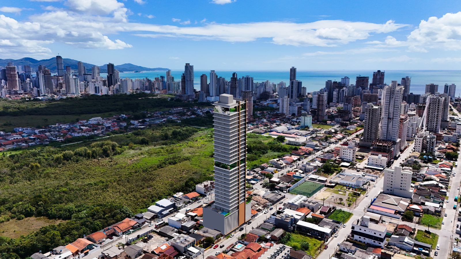 Elevare Home — vista aérea